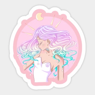 Profile girl Sticker